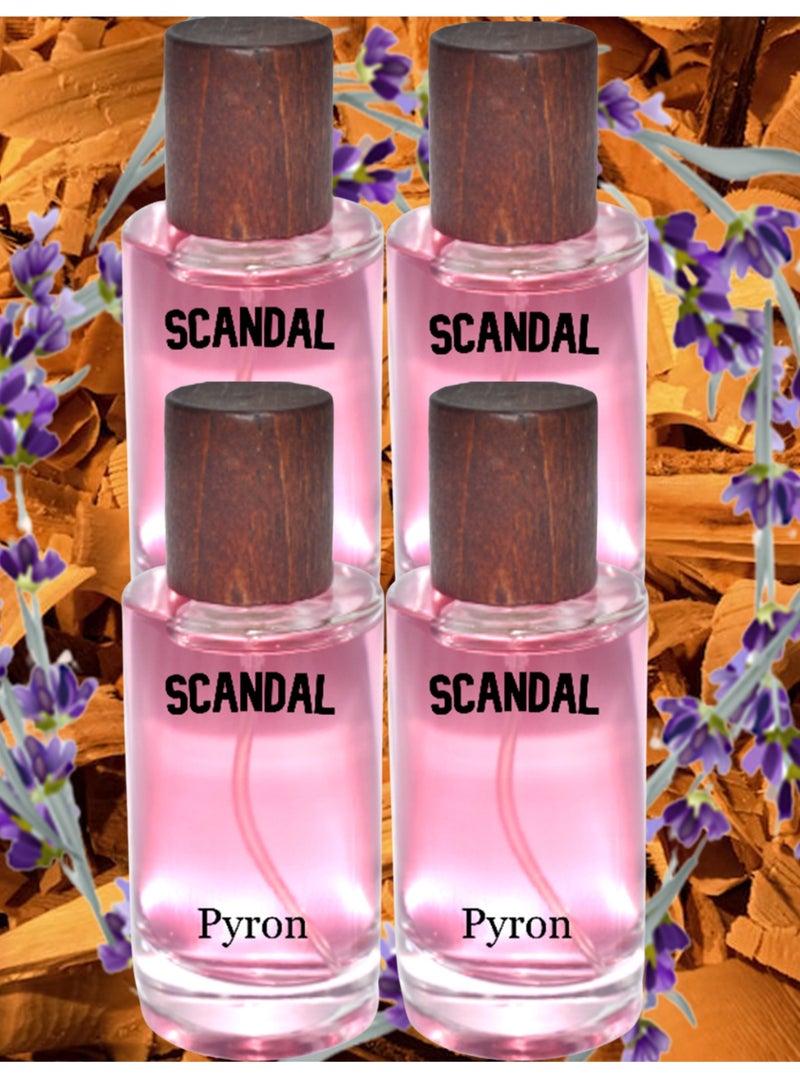 PYRON 4 Pieces Scandal Perfume 50 ml EDP
