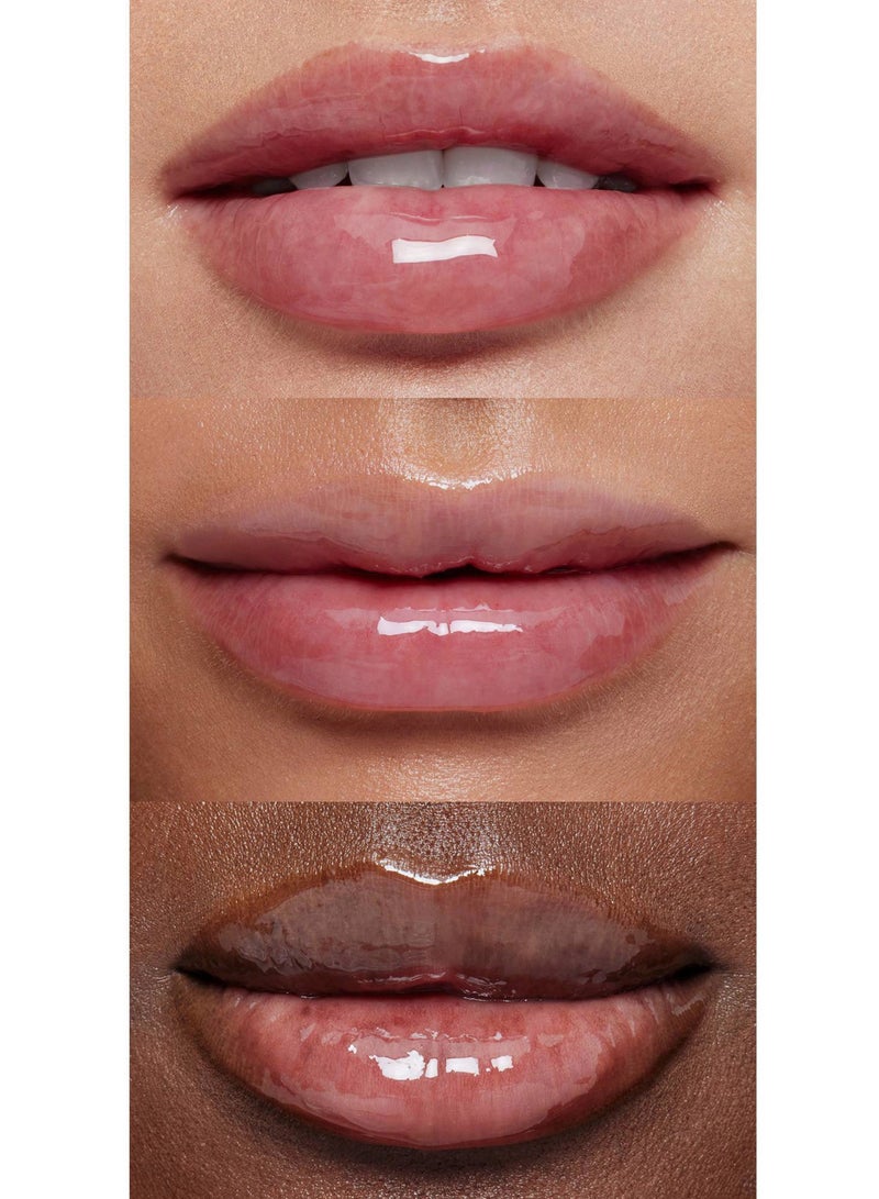 elf Glow Reviver Lip Oil, Nourishing, Tinted Lip Oil for a High Gloss Finish, Enriched with Jojoba Oil Rose Envy - Image 4