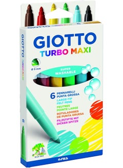 Giotto Turbo Maxi Colour Marker Set Of 6 - pzsku/Z4CC291F219FC10C12A0AZ/45/_/1736341229/21b53c15-65ae-4e4f-86ee-b61af8d96d90