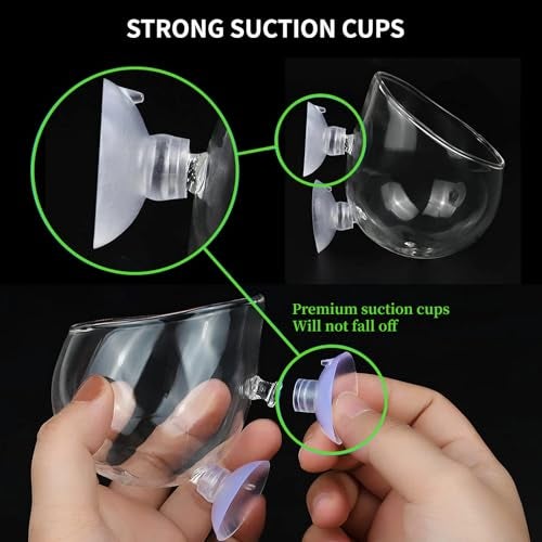 GLEFLE 2 PCS Aquarium Plant Holder Top Hanging Fish Tank Plant Pot Aquarium Planter Cups for Water Feature Decoration - Image 5