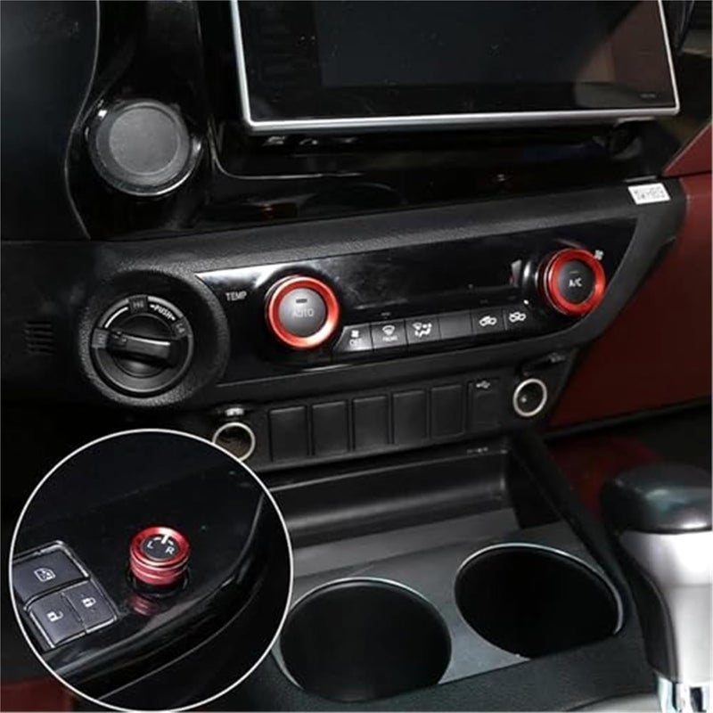 Yurefax Car Multimedia Button Cover Set for Hilux - Image 2
