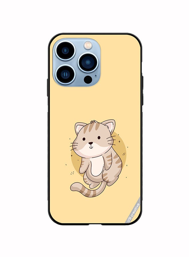 VR CREATIVE Protective Case Cover For Apple iPhone 14 Pro Max Cutie Cat Design Multicolour - Image 1