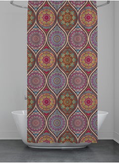 Home Print Waterproof Bathroom Curtain 