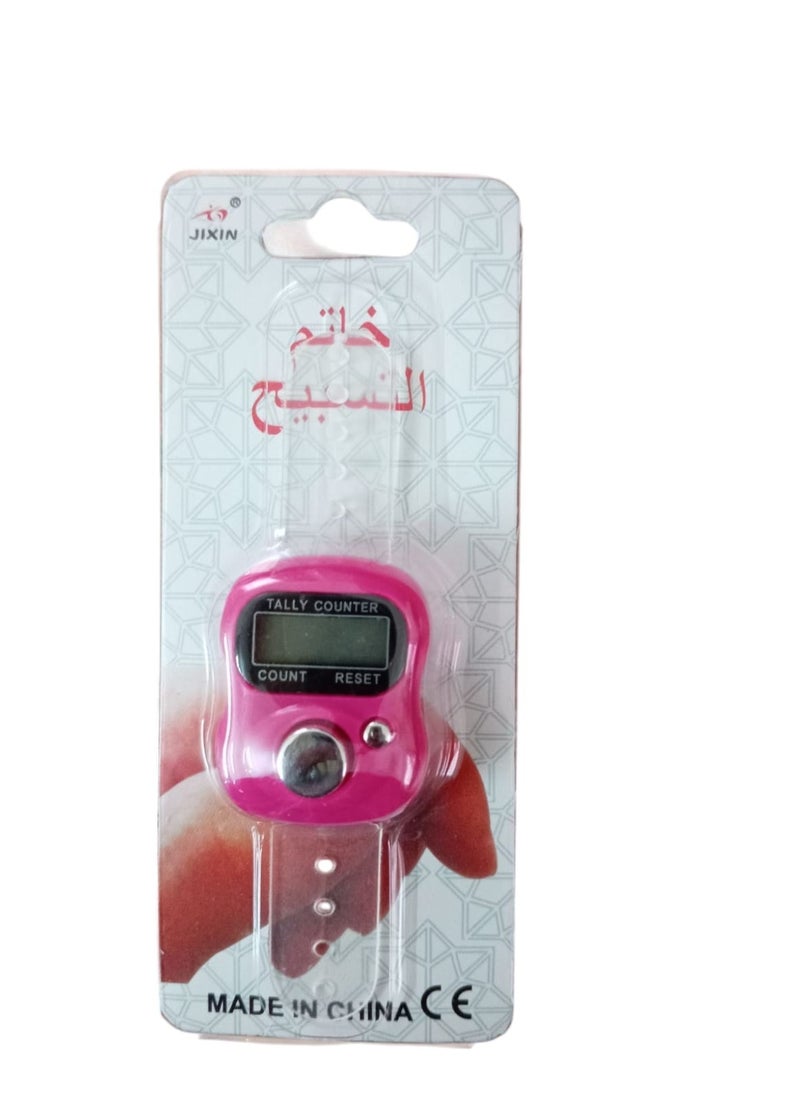 ماركة غير محددة - (100 قطعة )عداد الاصابع الرقمي- خاتم التسبيح الالكتروني - حلقة الاصبع - عداد تالي- مسبحة الكتروني- متعدد الاستخدامات - متعدد الالوان - Image 1