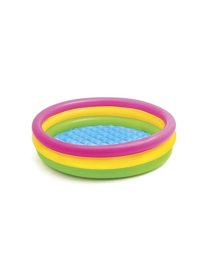 INTEX Sunset Glow 57412Np Baby Pool 3 Ring Diameter 114 X 25 Cm - Image 2
