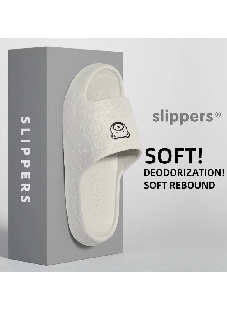 Soft Non-slip Slippers Female Outer Wear New Bathroom Bathroom Indoor Home Sandals Female Summer Eva  - Image 1
