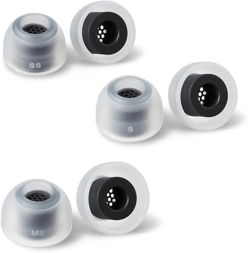 AZLA SednaEarfit MAX for Galaxy Buds 2 Pro Phantom Black (S/MS/M), Earbud Tips for Wireless Headphones, Noise Canceling Earbuds Replacement Tips, Samsung-Certified Eartips for Galaxy Buds 2 Pro - Image 1