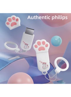 Generic Philips U Disk Large Capacity Type-c Adapter Cat Claw Cute Leather Case Male And Female Student Computer Car Universal-Color:Philips U Disk + Cat Claw Leather Case-Capacity:8GB  - Image 3
