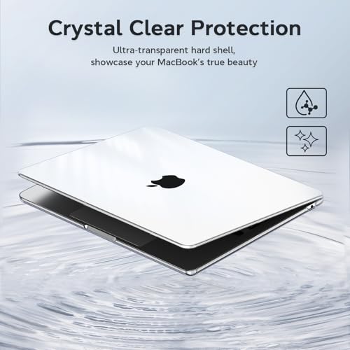 B BELK Compatible with MacBook Pro 16 inch Case 2020 2019 Release A2141, Clear Plastic Laptop Hard Shell Case Cover with Keyboard Cover & Screen Protector for MacBook Pro 16 with Touch Bar & Touch ID - Image 2