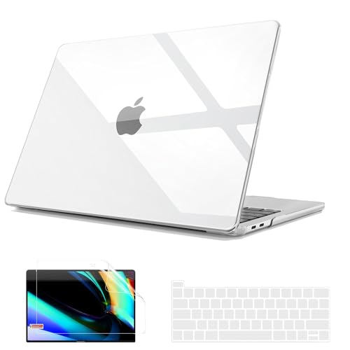 B BELK Compatible with MacBook Pro 16 inch Case 2020 2019 Release A2141, Clear Plastic Laptop Hard Shell Case Cover with Keyboard Cover & Screen Protector for MacBook Pro 16 with Touch Bar & Touch ID - Image 1