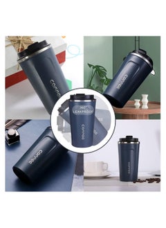 Coffee Vacuum Insulated Travel Mug Smilatte Leakproof Double Wall Stainless Steel Reusable Coffee Cup with Lid for Hot and Cold Drinks  - Image 3