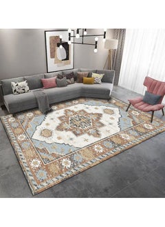 CityRiya-Long Ultra Soft Rug, Fluffy Carpets Tie-Dye Rugs for Living Room, Soft Touch Carpet 150x200cm, Fluffy Shag Area Rug for Bedroom, Floor Mat, Modern Shaggy Carpets Fuzzy Rug for Home, Non - Slip Washable Carpet  - Image 1