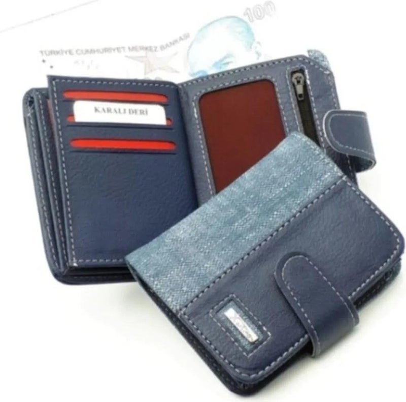 Newish Polo Newishpolo Fabric Men's Wallet Blue  - Image 4