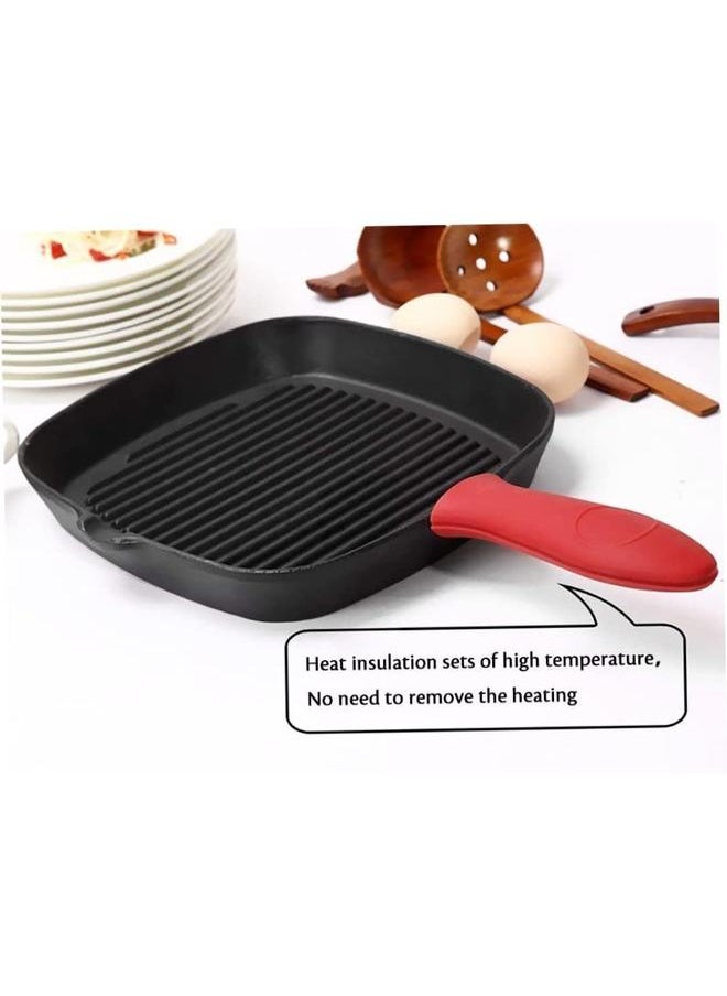 yongsheng Heat Protecting Silicone Hot Handle Holder Pot Cast Iron Skillets and Metal Frying Pans Silicone Cover  - Image 4