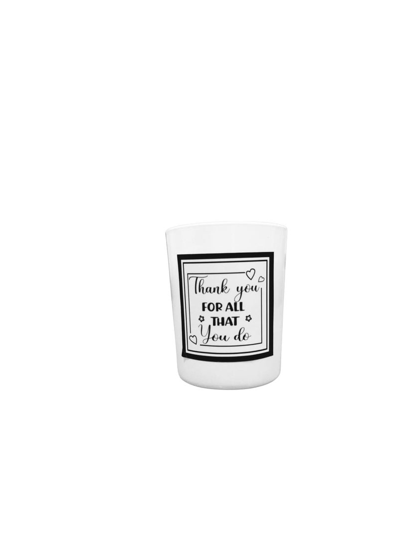 Generic Scented Candle in Glass Cup multicolor  - Image 2