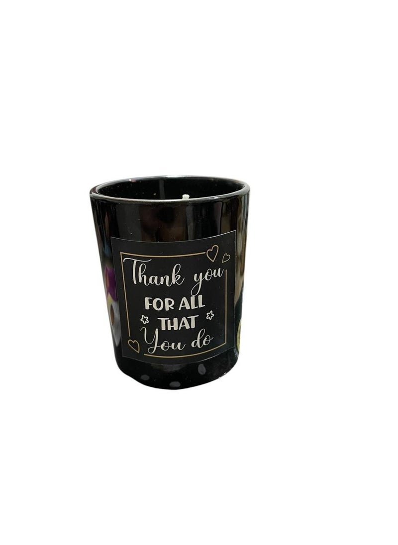 Generic Scented Candle in Glass Cup multicolor  - Image 4