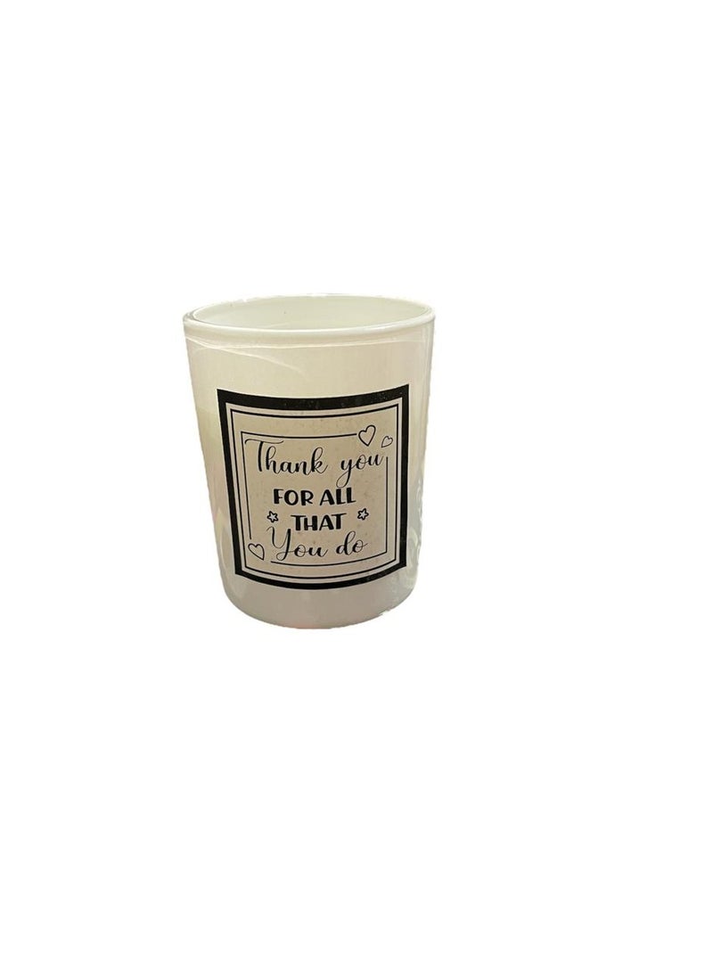 Generic Scented Candle in Glass Cup multicolor  - Image 3