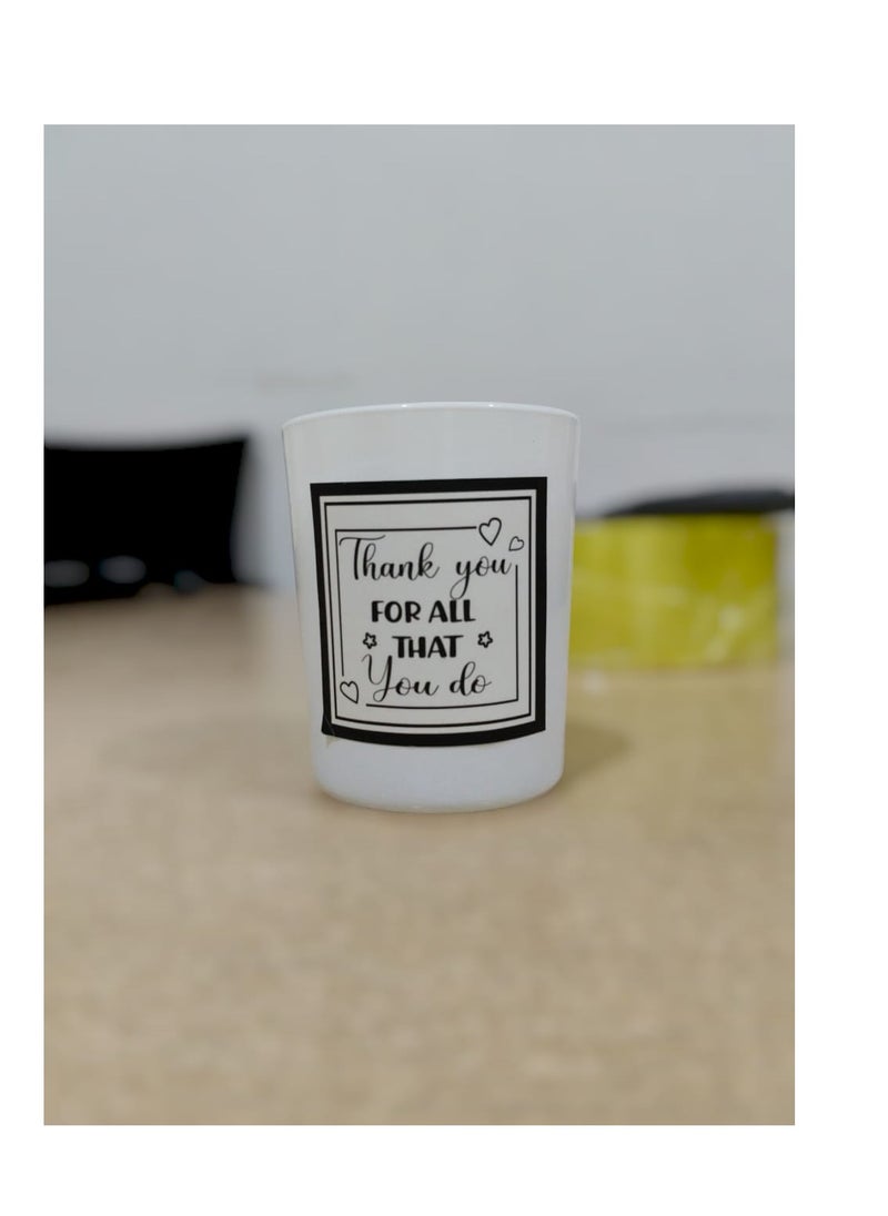 Generic Scented Candle in Glass Cup multicolor  - Image 1