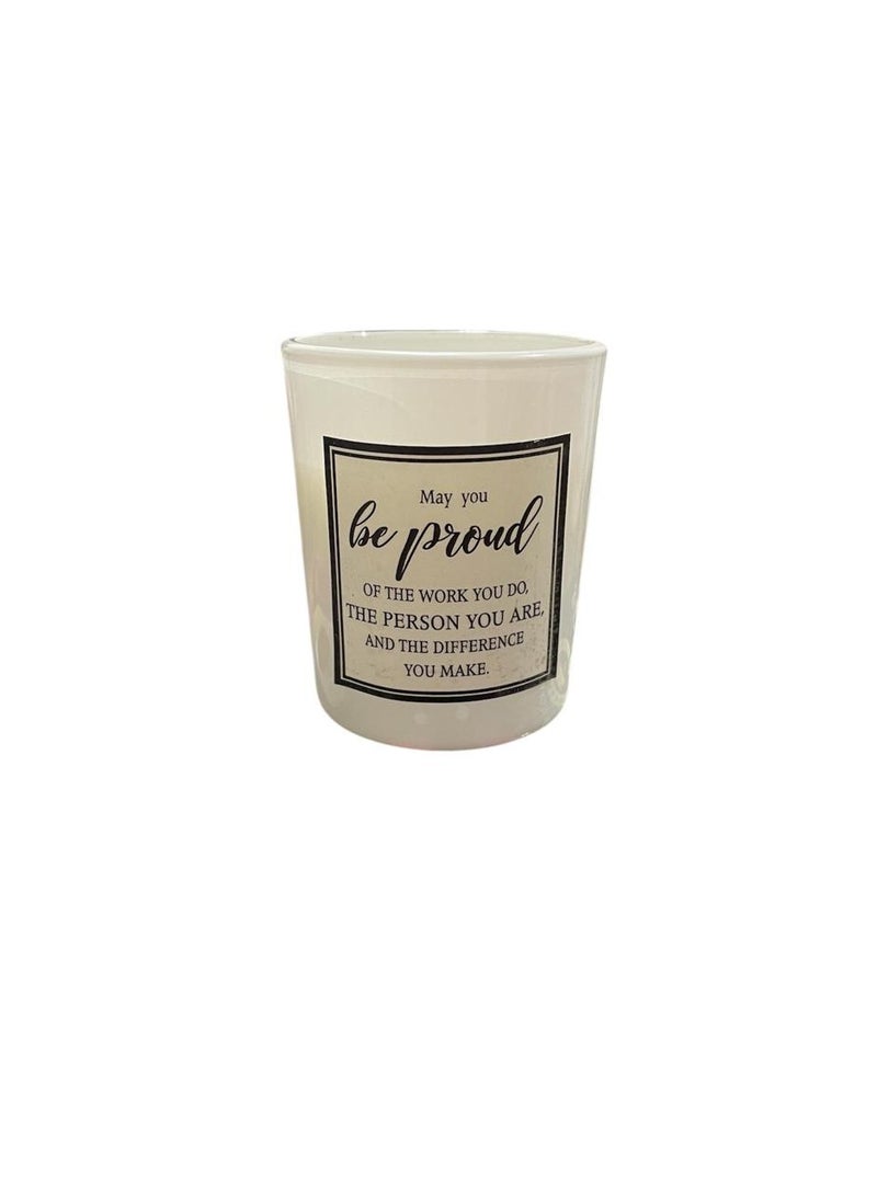 Generic Scented Candle in Glass Cup multicolor  - Image 5