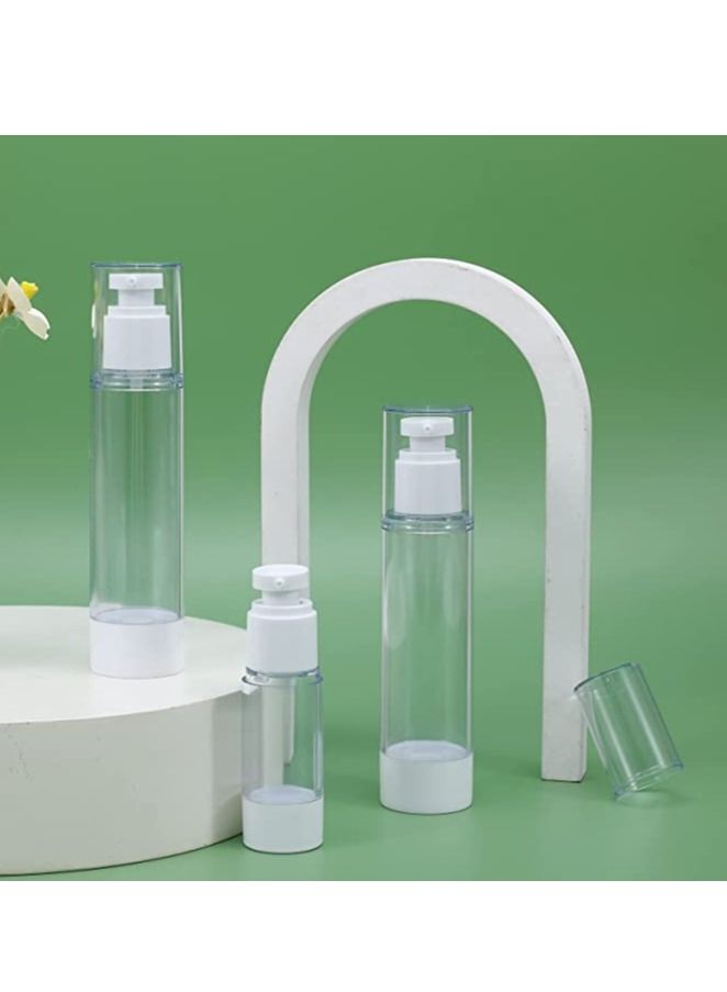 Airless Lotion Pump Bottle Refillable Travel Dispenser Bottle for Cream and Lotion (100ml-4pcs) - Image 5