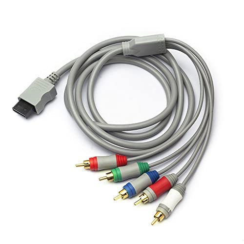 Fosmon Component HD AV Cable to HDTV-EDTV (High Definition 480p) Compatible with Nintendo Wii and Wii U - Image 1