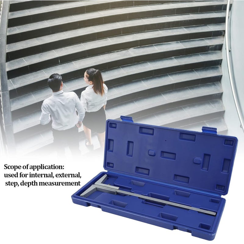 Aluminum Alloy Vernier Caliper 0 200mm Clear Scale Inside Outside Step Depth Measuring Tool - Image 5