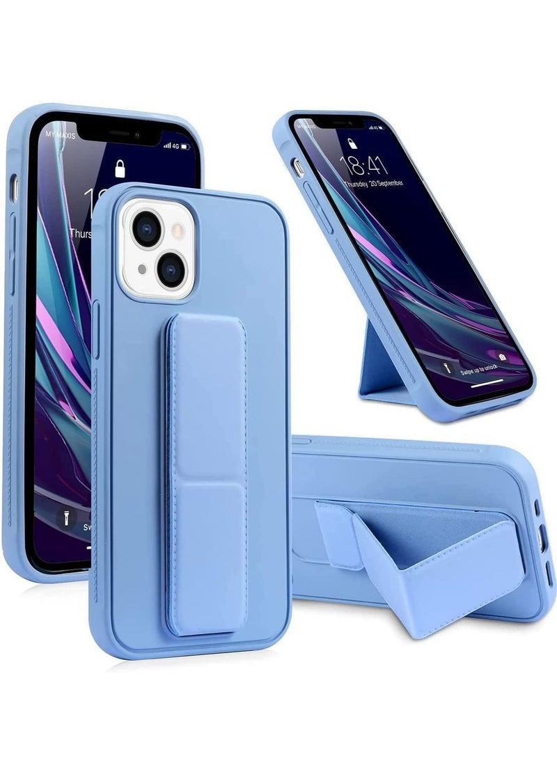 Generic Case for iPhone 14 Plus, Back Stand Case with Magnet Holder Hand Grip Magnetic Car Mount Anti Scratch Shockproof Cover Case  - Image 1