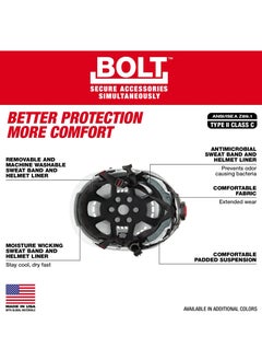 BOLT™ Black Safety Helmet (USA) Type 2, Class C Vented - pzsku/Z4CC3D9CFEA7FC200E6D0Z/45/_/1722417571/1b00f7b1-dd98-4031-af14-4dd0900f7ed9