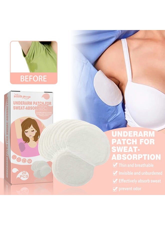 Generic 20 pieces The South moon underarm sweat absorption pad is durable and effective, and the underarm invisible sweat absorption pad is comfortable and comfortable  - Image 3