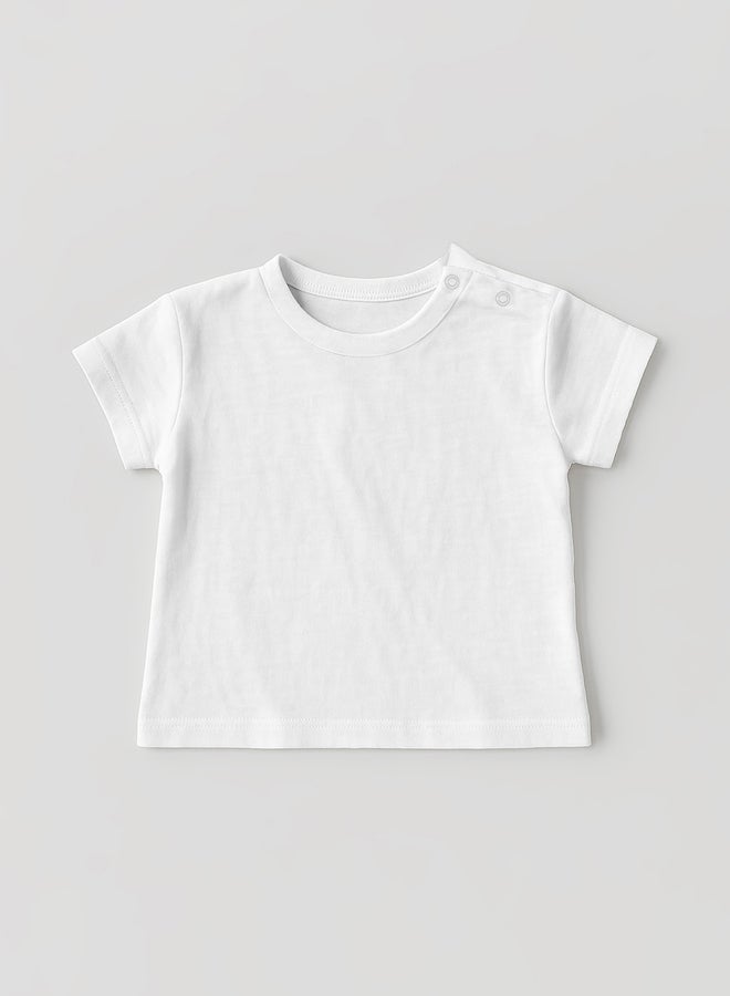 LC WAIKIKI Baby Boys' Plain T-Shirt and Shorts 2 Pack Summer Set - Image 2