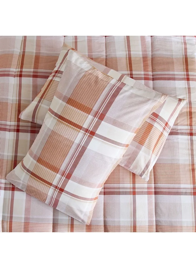 Home Box Madison Hazel 3-Piece Cotton Printed Twin Comforter Set 220 x 160 cm