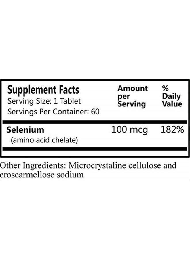 Daily Manufacturing Daily's Selenium (100 mcg, Gluten Free, Soy Free, Vegan, 60 Tablets)  - Image 2