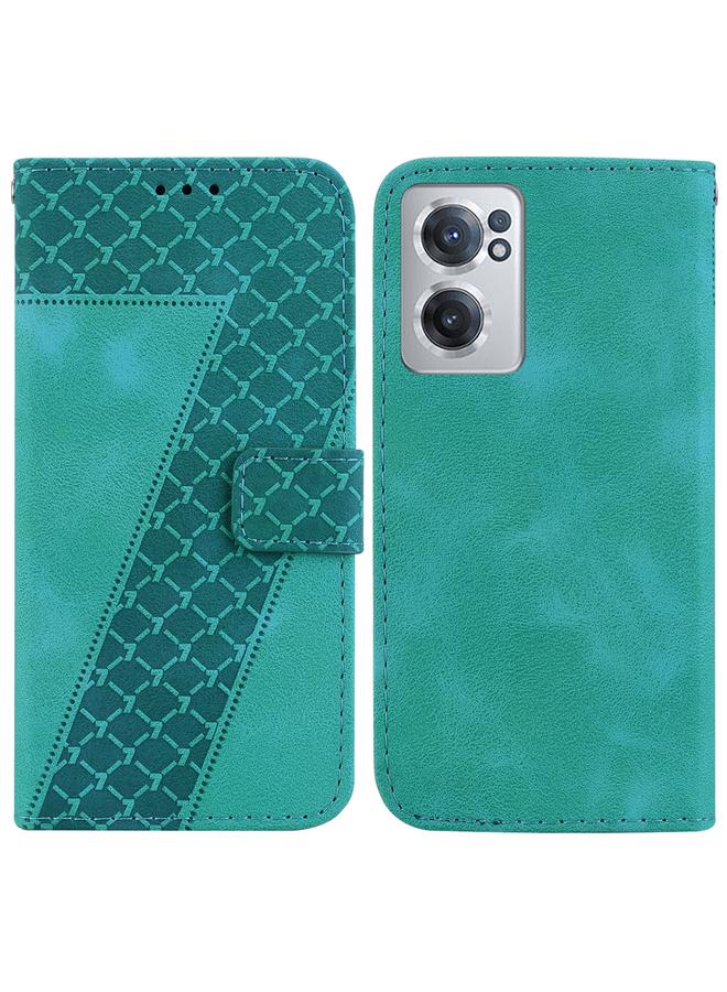 S-TOP Case For OnePlus Nord CE 2 5G Seven-shaped Embossed Leather Phone Case - Image 1