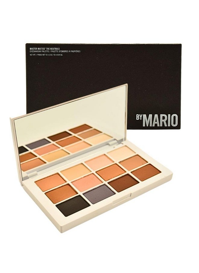 MAKEUP BY MARIO Makeup By Mario Master Mattes Eyeshadow Palette - The Neutrals, 0.65 Ounce (Pack of 1)  - Image 1