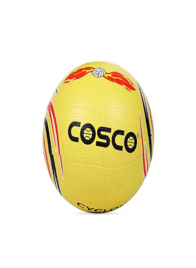 Cosco Cyclone Rubber Volleyball (Multicolour, Size 4) - Image 1