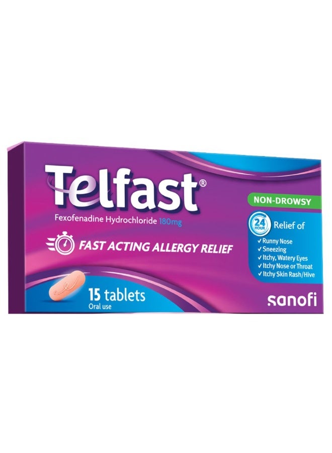 Telfast 180Mg 15's TAB