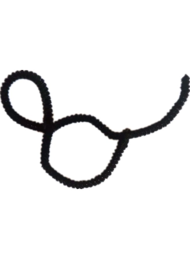 GOTOONE Black Pipe Cleaners 200 Pieces Chenille Stems for DIY Art Decorations Creative Craft (6 mm x 12 Inch) - Image 3