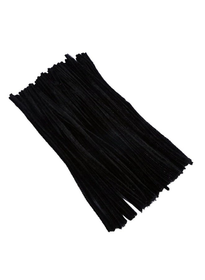 GOTOONE Black Pipe Cleaners 200 Pieces Chenille Stems for DIY Art Decorations Creative Craft (6 mm x 12 Inch) - Image 1