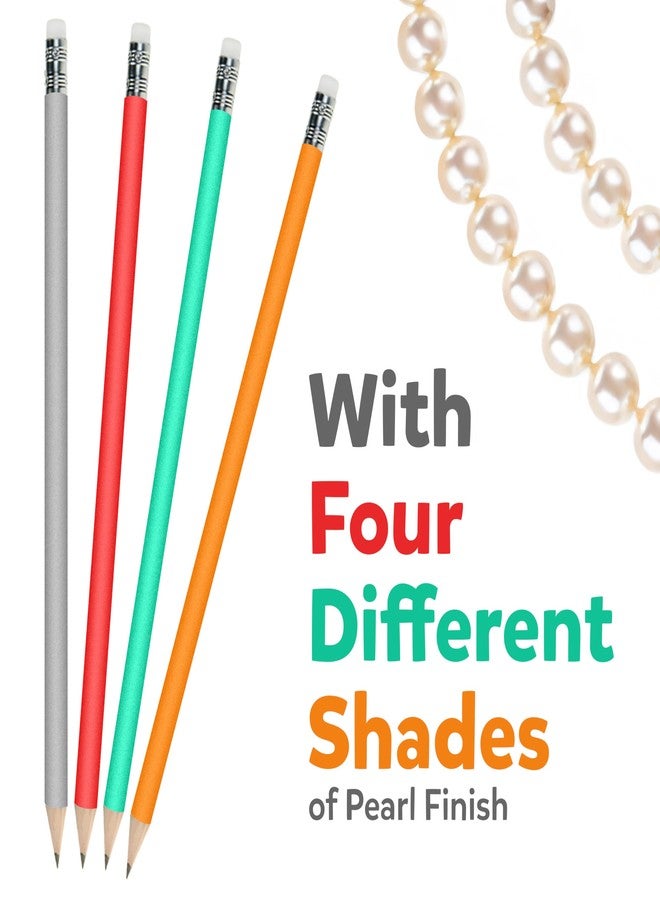 Artiggle Pearl Rubber Tipped Pencils Set of 100 in Jar for Kids | Best HB Writing Drawing Pencils with Eraser | School Stationery Kit | Pencil Set with Eraser Tip |Return Gifts for Boys and Girls - Image 2
