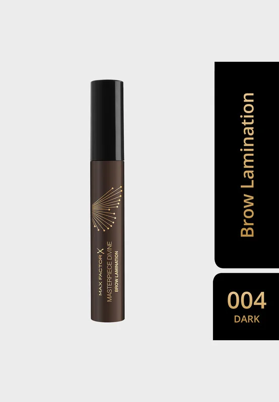 Max Factor Masterpiece Brow Lamination Gel - 004 Dark, 8ml