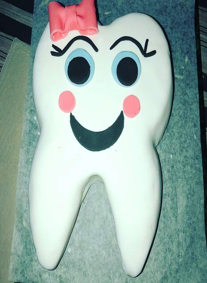 HiParty قالب كيك HiParty ذو الأسنان، قالب سيليكون غير لاصق للكيك والخبز والموس والفطائر والتارت، أدوات خبز المطبخ (12.4 بوصة × 9.8 بوصة، لون عشوائي) - Image 3