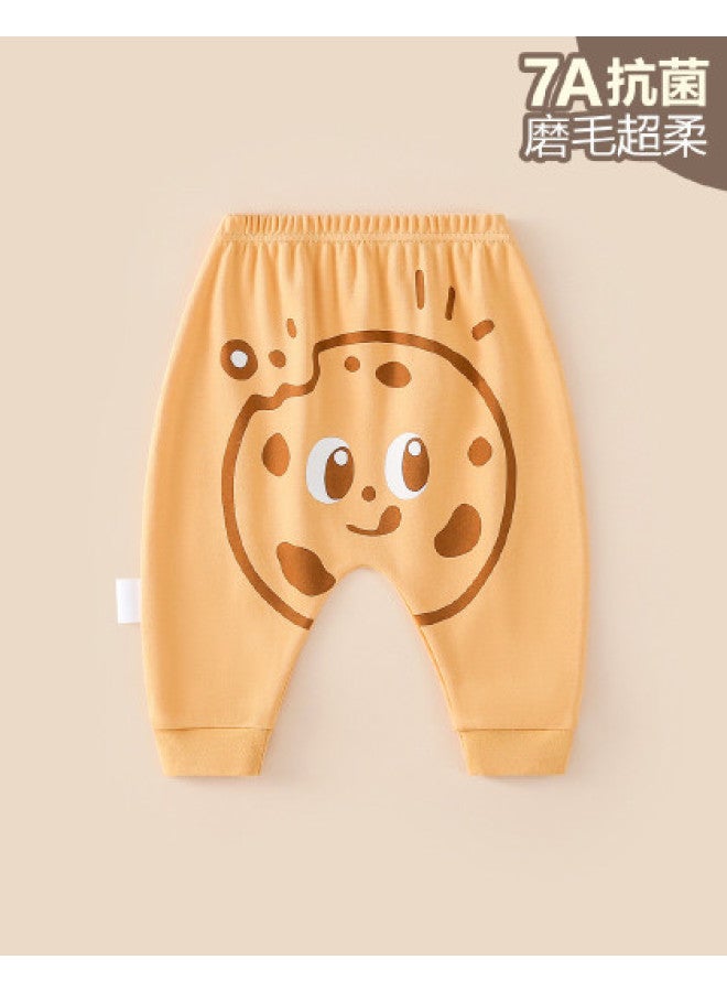 Doxiluka newborn Cotton Pants For Spring & Fall, Unisex Baby Pp Pants, Cute Toddler Casual Bottoms - Image 1