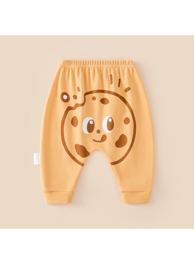 Doxiluka newborn Cotton Pants For Spring & Fall, Unisex Baby Pp Pants, Cute Toddler Casual Bottoms - Image 2