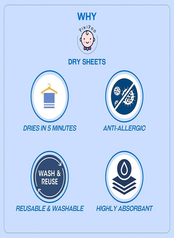 PIKIPOO High Absorbent Water Resistant Bed Protector Quickly Dry Washable Hygienic Baby Sheet Soft Breathable Smell Free Reusable Sheets for Babies Crib Matt (Single Bed (220 X 140 CM), Maroon) - Image 4