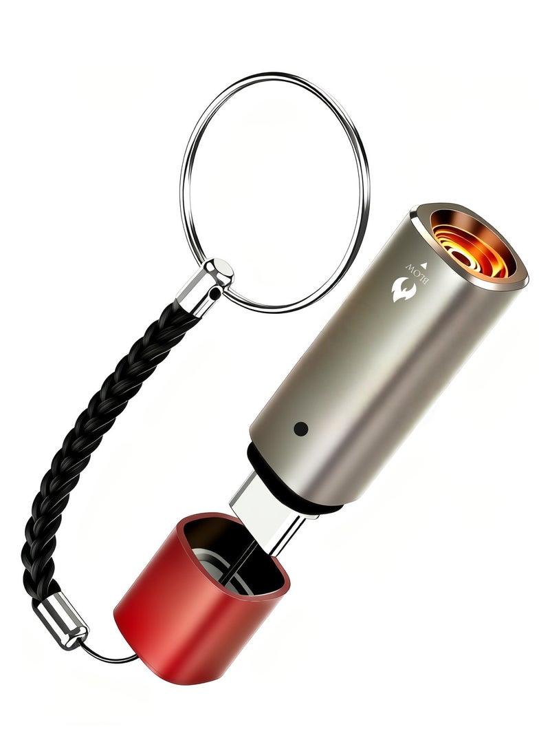 وَلَّاعَة إلكترونية بشاحن USB-C وسلسلة مفاتيح، ومُشْعِلات نار، وولاعات للتخييم والمُشْي لمسافات طويلة - Image 1