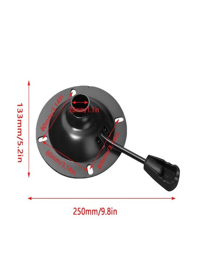 UtySty Office Chair Tilt Control Replacement Heavy Duty Swivel Seat Mechanism Base 5.5'' Mount Plate UP/Down Lift Lever Handle for Ergonomic Gaming Computer Chairs Bar Stool Repair Accessories - Image 2