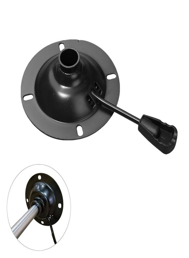 UtySty Office Chair Tilt Control Replacement Heavy Duty Swivel Seat Mechanism Base 5.5'' Mount Plate UP/Down Lift Lever Handle for Ergonomic Gaming Computer Chairs Bar Stool Repair Accessories - Image 1