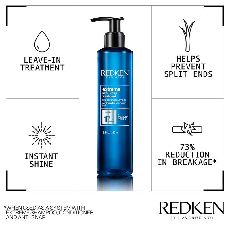 REDKEN ريدكن إكستريم أنتي سناب علاج مضاد للتكسر للشعر المتضرر - Image 5