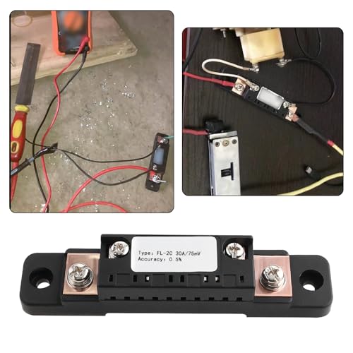 OTOTEC 2 قطع 75mV FL-2C 30A شنت 0.5% مقاومة قياس تيار شنت أمبير مقاومة شنت مقياس لوحة مقياس تيار لاختبار الأمبير الرقمي - Image 3