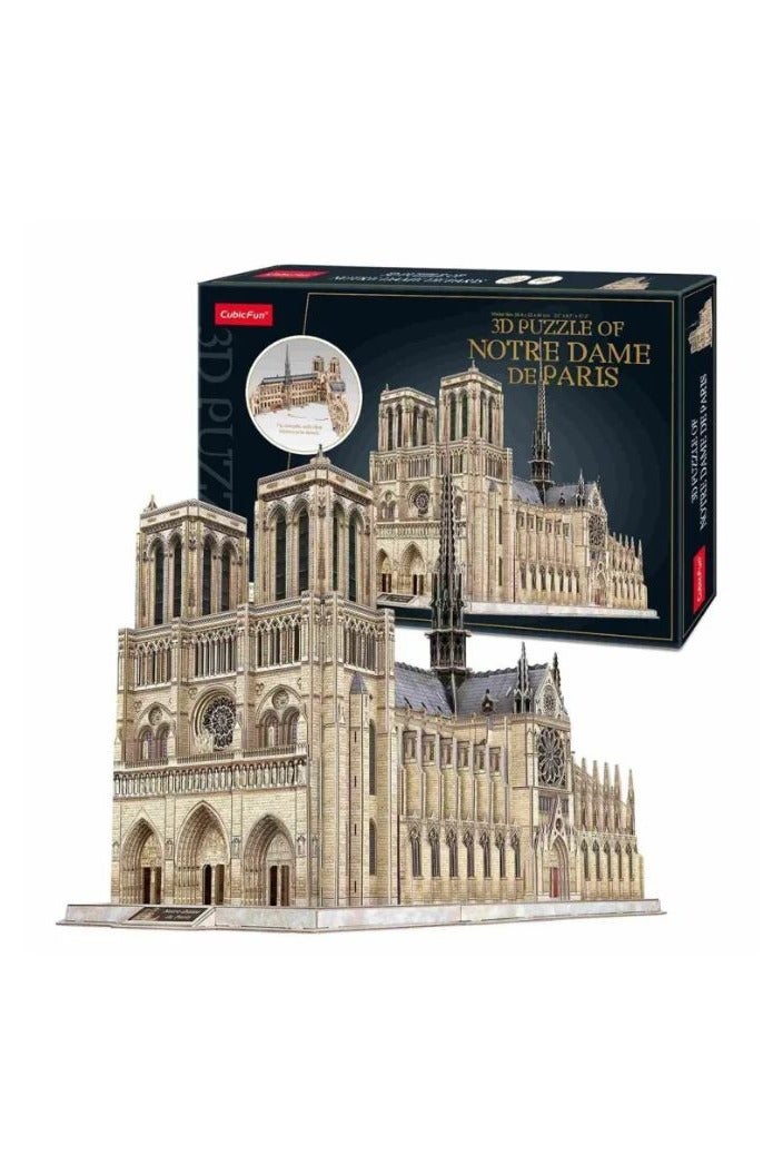 كيوبيك فن بازل ثلاثى الابعاد من كيوبيك فن نوتردام باريس 293 قطعه 10+ - Image 1